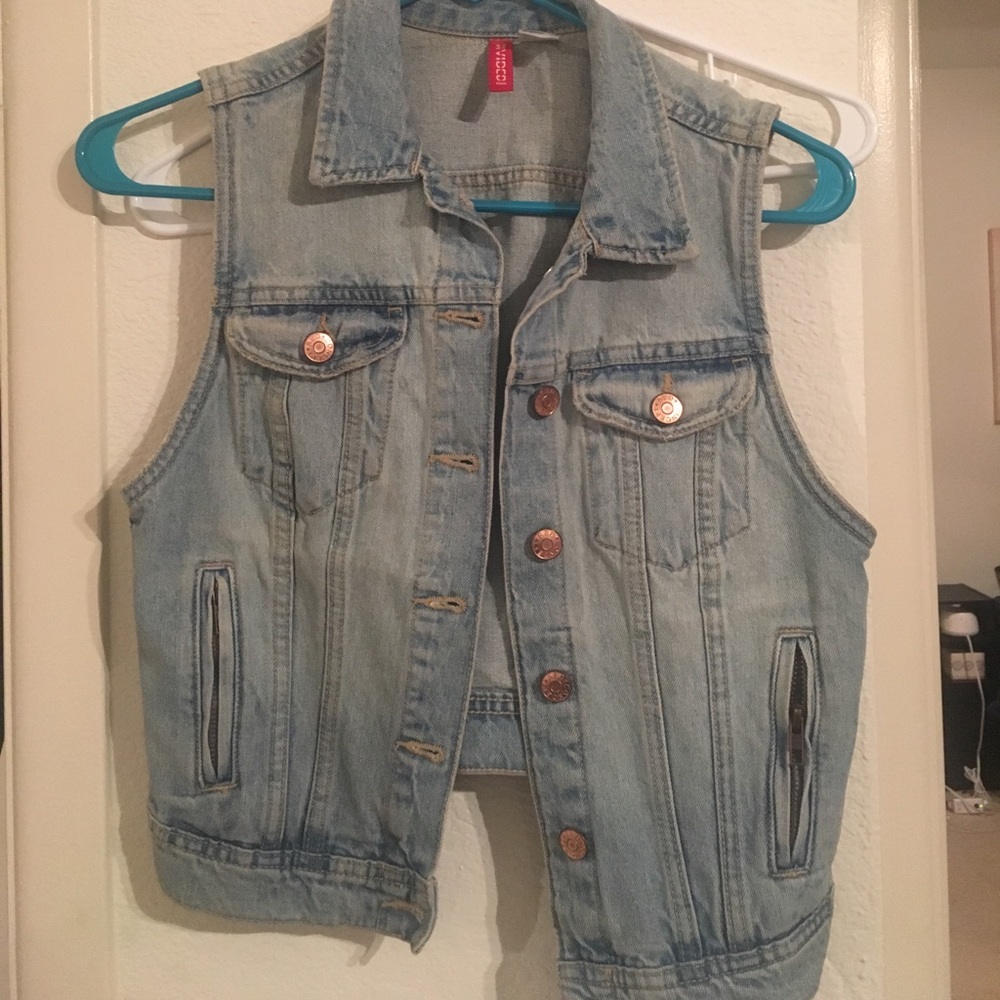 Divided Denim Vest